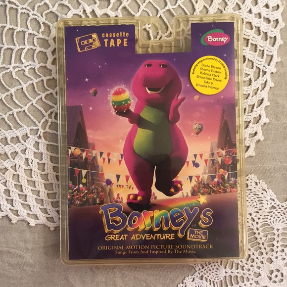 Vintage Barney’s Great Adventure Cassette Tape NOS - Picture 4 of 17